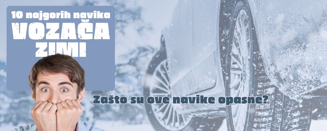 10 najgorih navika vozača zimi (a svi ih radimo!)