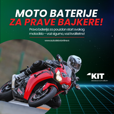Moto baterije na klik!