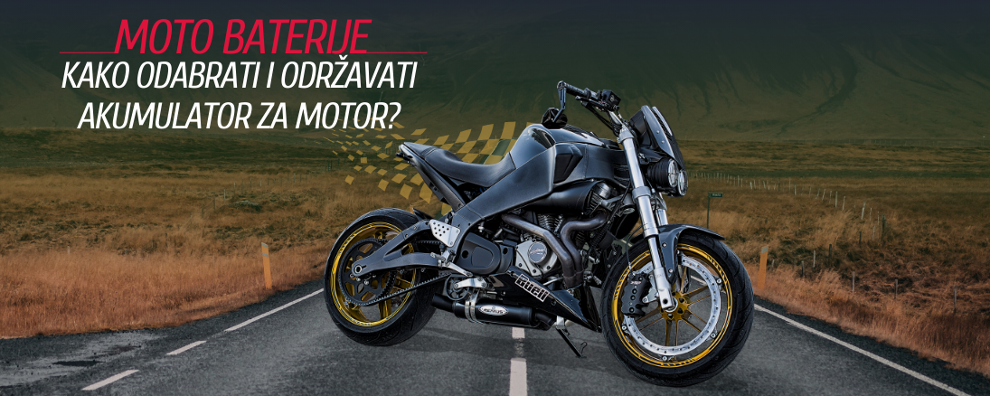 Moto baterije - Kako odabrati i održavati akumulator za motor?