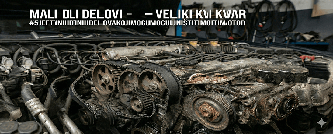 5 sitnih auto delova čije ignorisanje izaziva totalni kvar motora