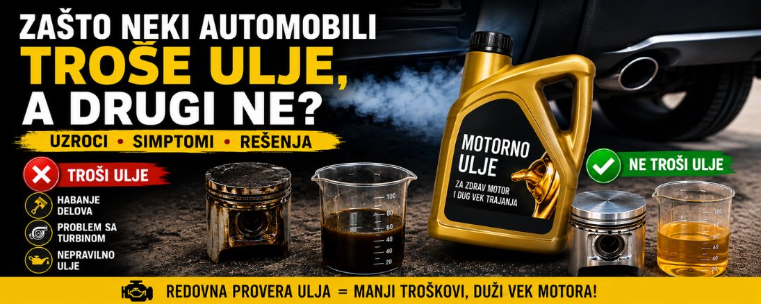 Zašto neki automobili troše ulje, a drugi ne?