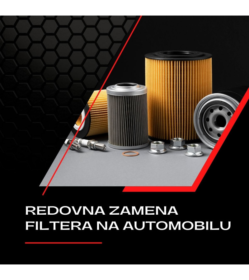 Redovna zamena filtera na automobilu