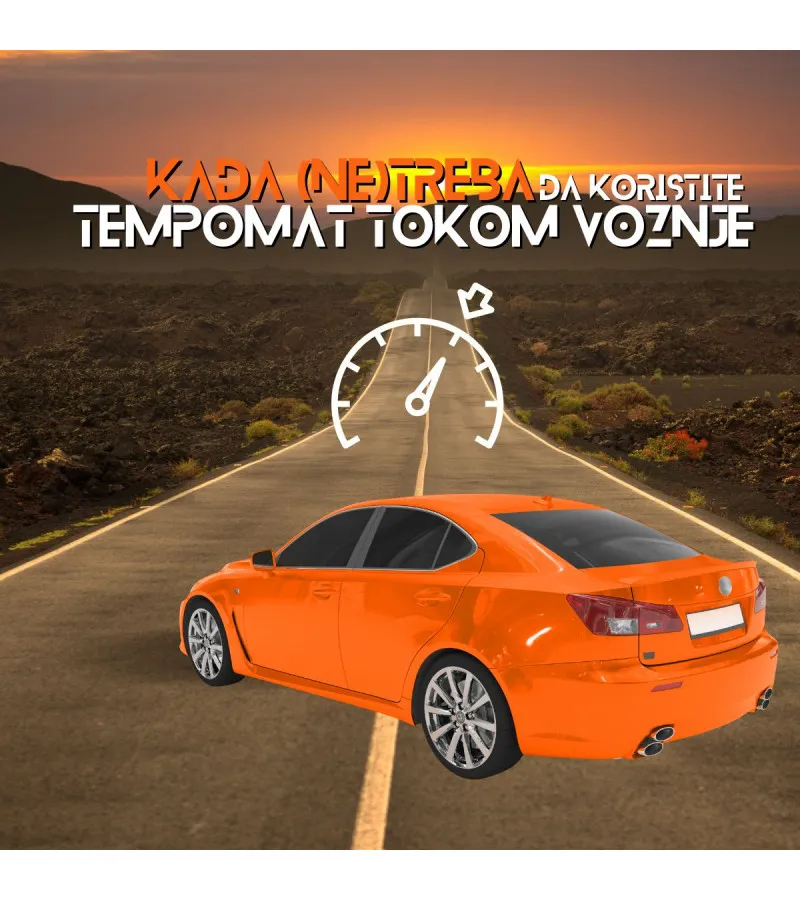 Kada (ne)treba da koristite tempomat tokom vožnje