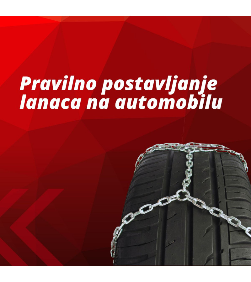 Pravilno postavljanje lanaca na automobilu