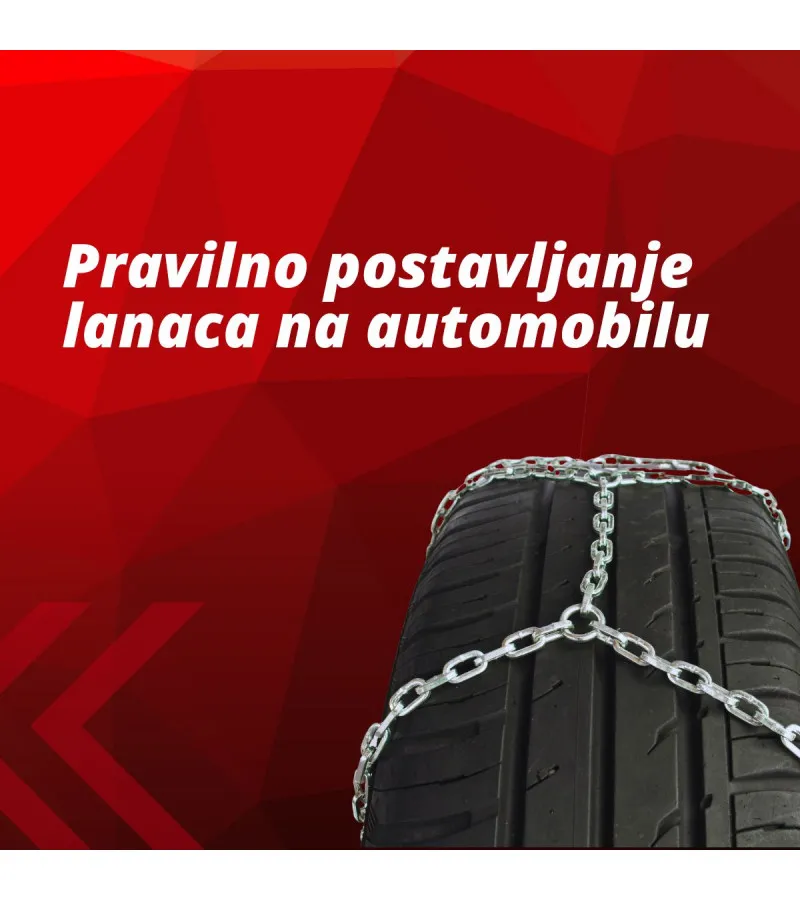 Pravilno postavljanje lanaca na automobilu