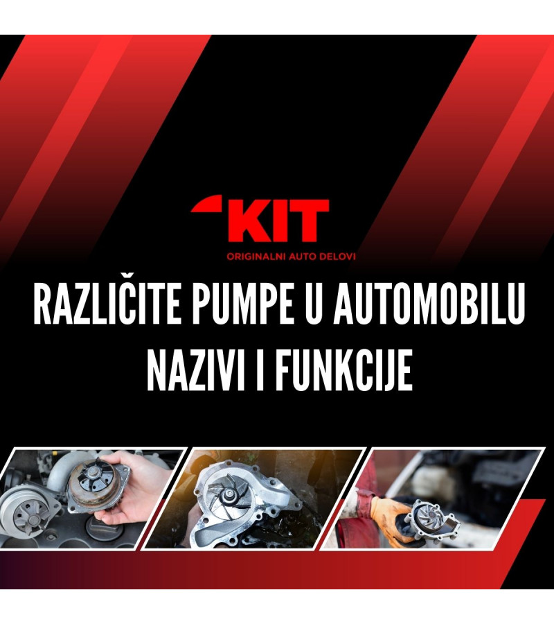 Različite pumpe u automobilu: nazivi i funkcije