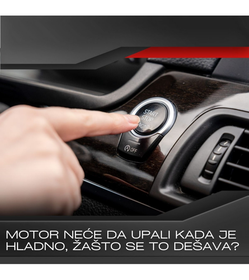 Motor neće da upali kada je hladno, žašto se to dešava?