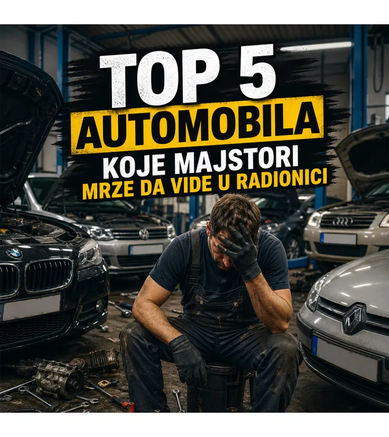 Top 5 automobila koje majstori mrze da vide u radionici