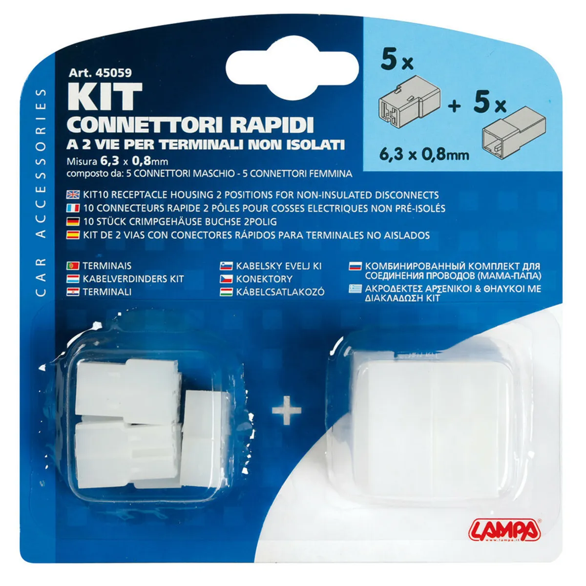 KONEKTOR BRZI 45059 2 POZICIJE SET LAMPA 