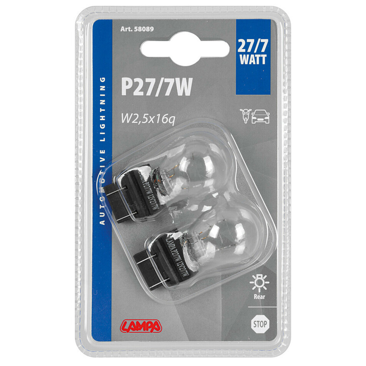 SIJ 58089 12/27/7W  W2,5X16Q PAR LAMPA 