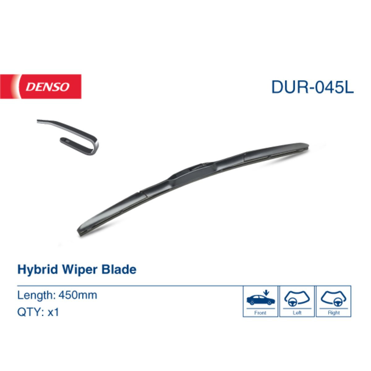 METLICE HYBRID DUR-045L ( 116176 VM126 ) DENSO 