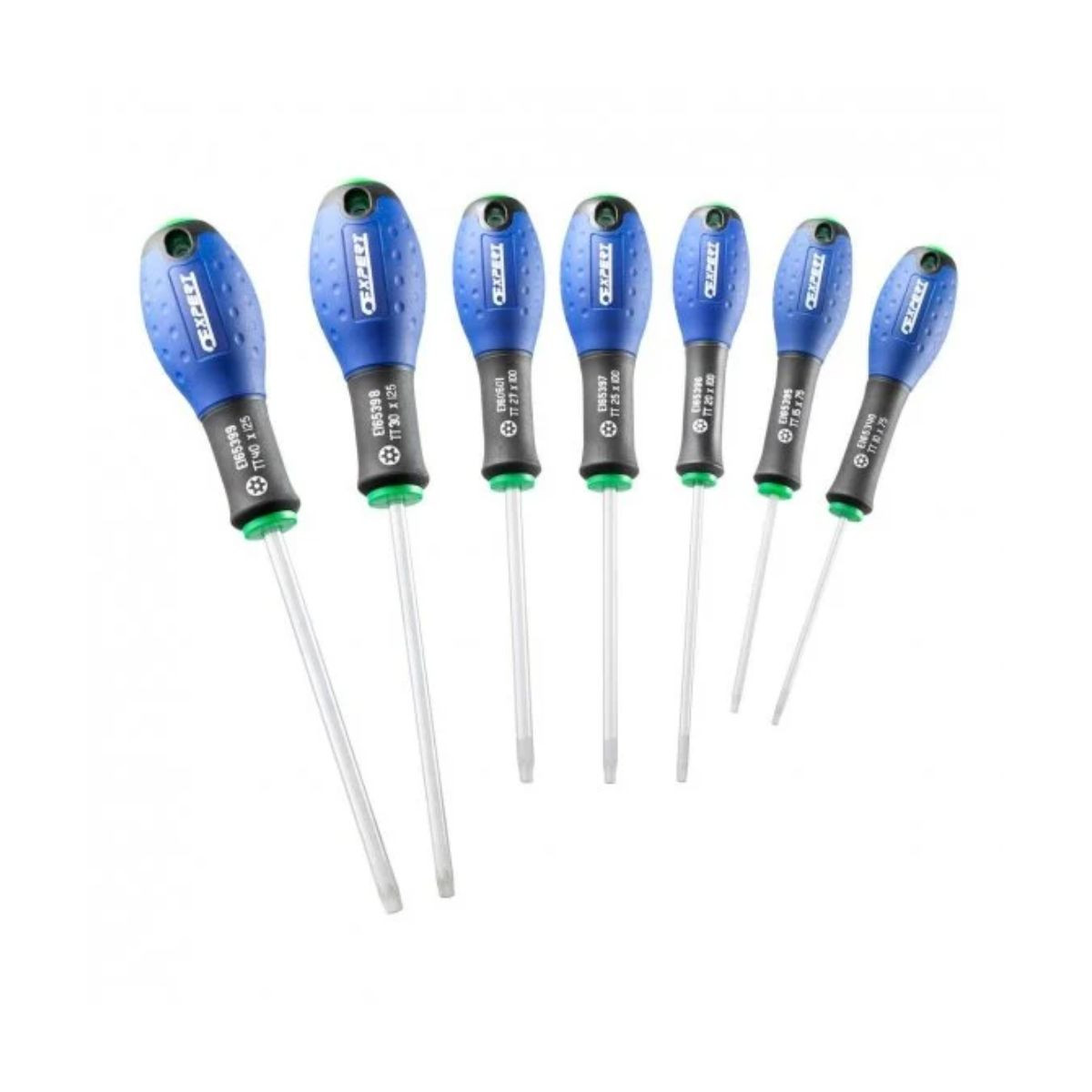 SET ODVIJACA E160909 TORX SA RUPOM - 7 DELOVA ( 3-KOMPONENTNA DRSKA ) 