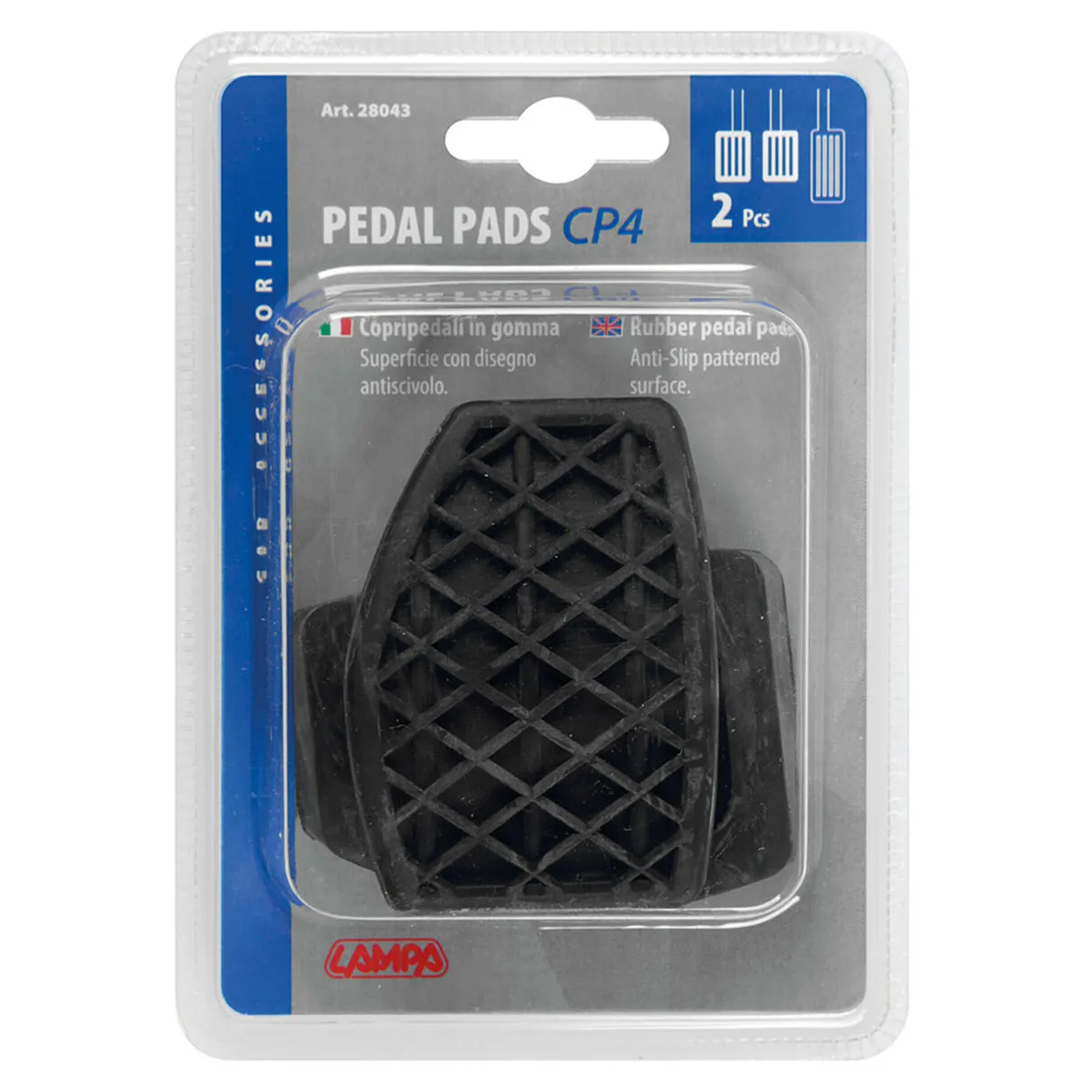 GUMA PEDALE 28043 CITROEN C3 02>,09> C3 PICASSO08>,DS3 10> 