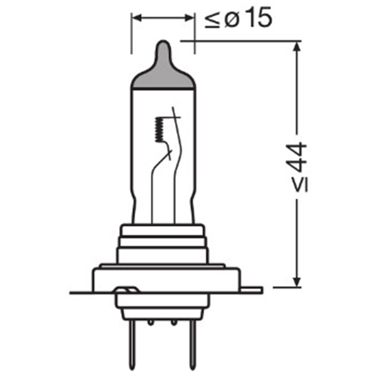 SIJAL 24/ H7 64215TSP 70W PX26D FS1 OSRAM 