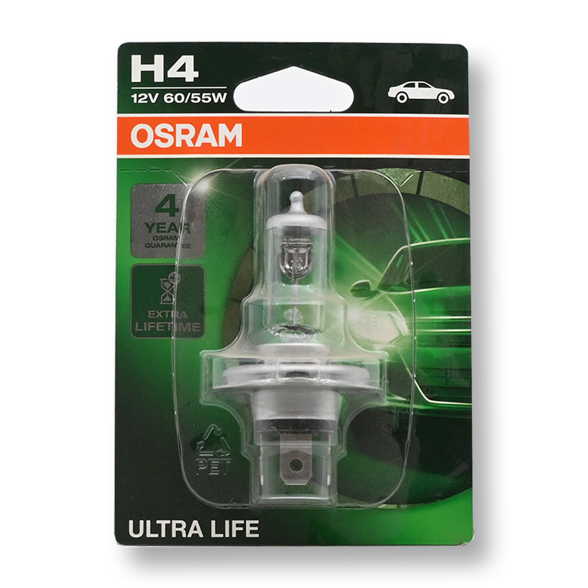 SIJAL 12/ H4 64193ULT-1BL=01B 60/55W P43t BLI1 OSRAM 