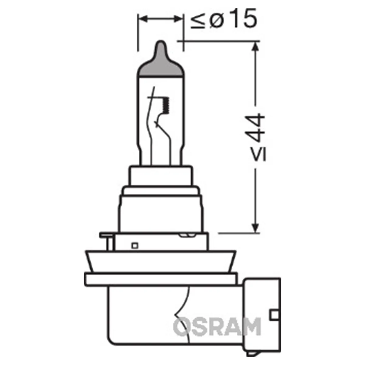 SIJAL 12/ H16 64219L+ 19W PGJ19-3 OSRAM 