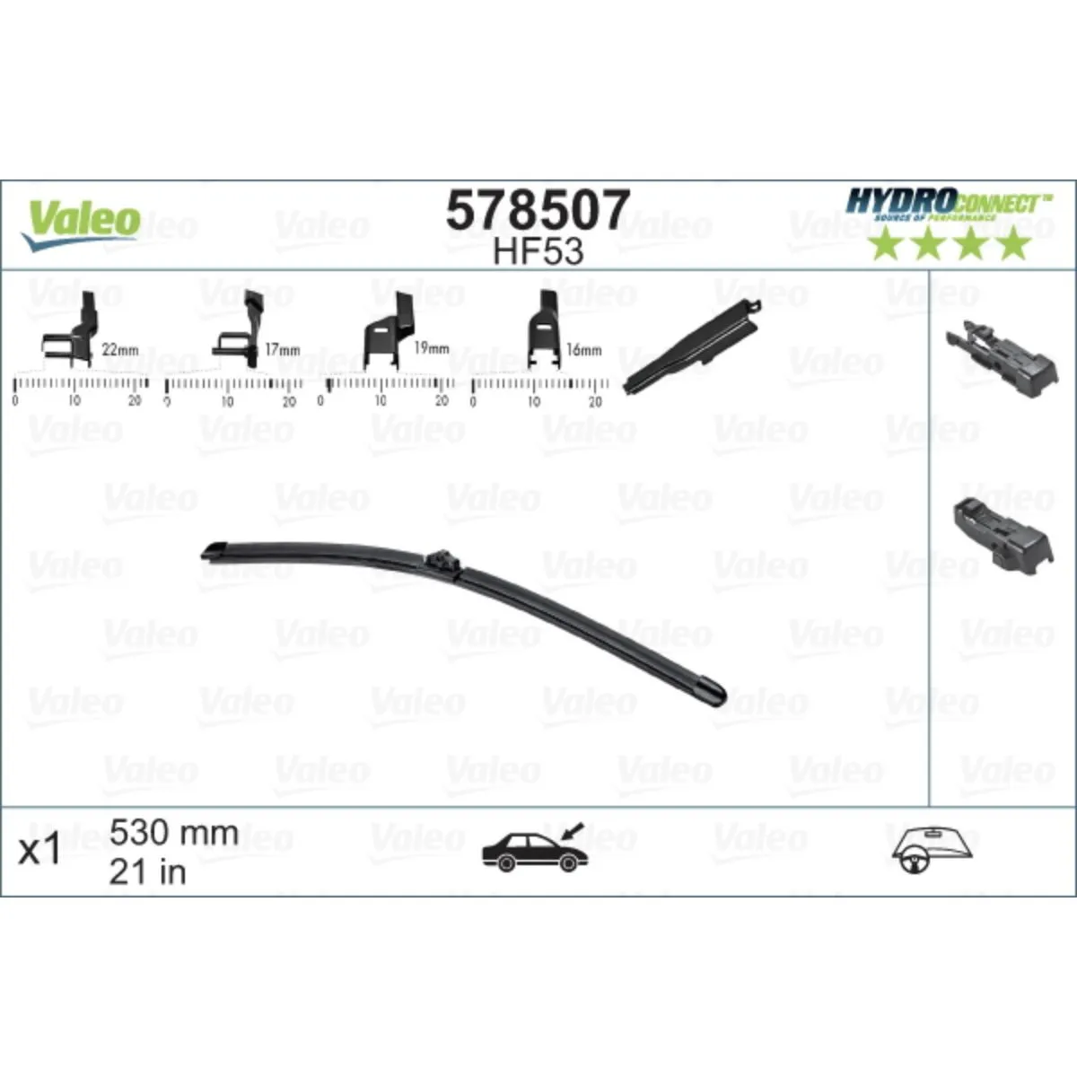 METL 578507 (  ) 530MM HYDROCONNECT VALEO 