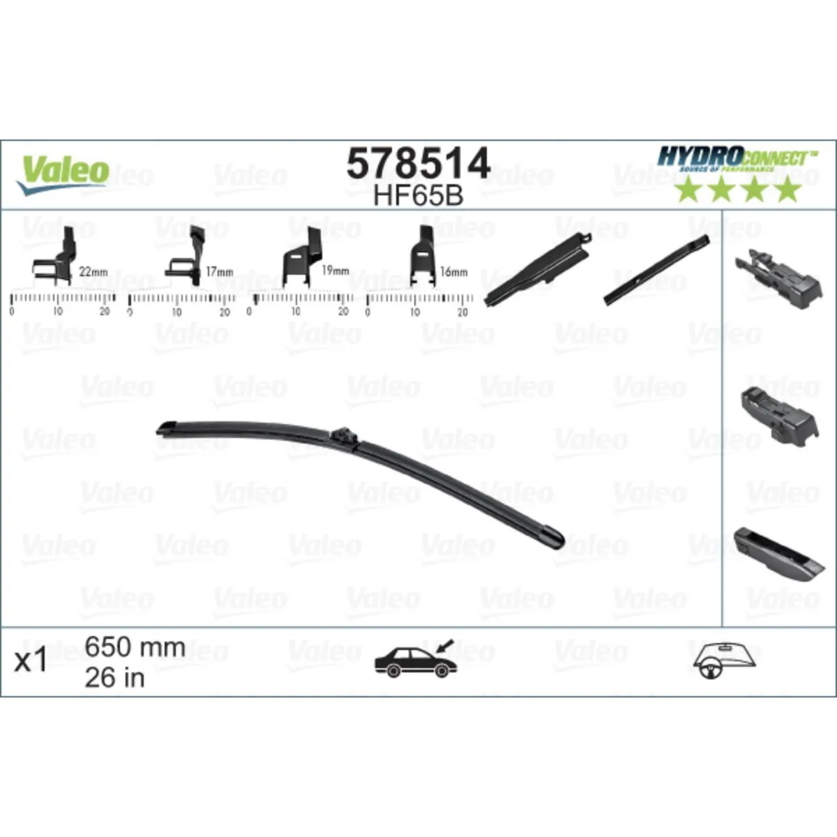 METL 578514 (  ) 650MM HYDROCONNECT VALEO 