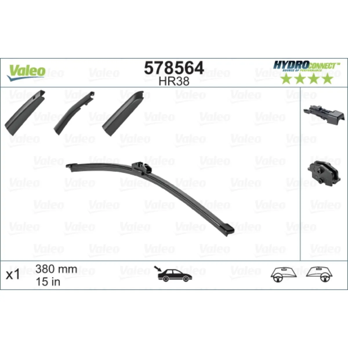 METL ZAD 578564 (  ) 380MM HYDROCONNECT VALEO 