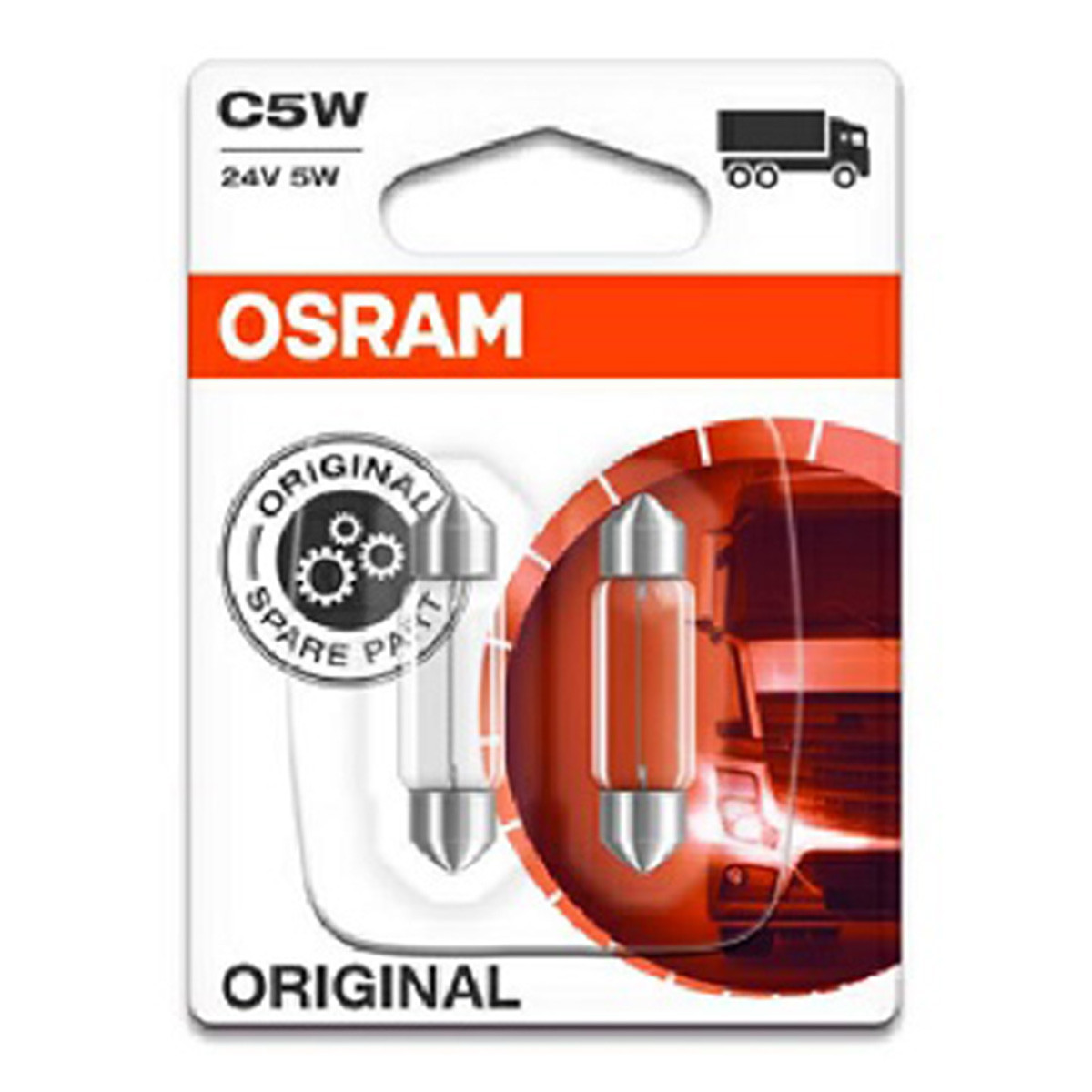 SIJAL PAR 24/ C5W 6423-02B 5W SV8.5-8 BLI2 OSRAM 