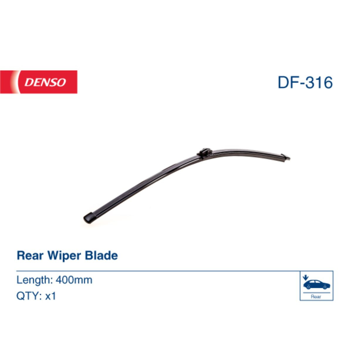 METLICE FLAT ZAD DF-316 ( 119519 ) 400MM  A4 A6 Q3 DENSO 