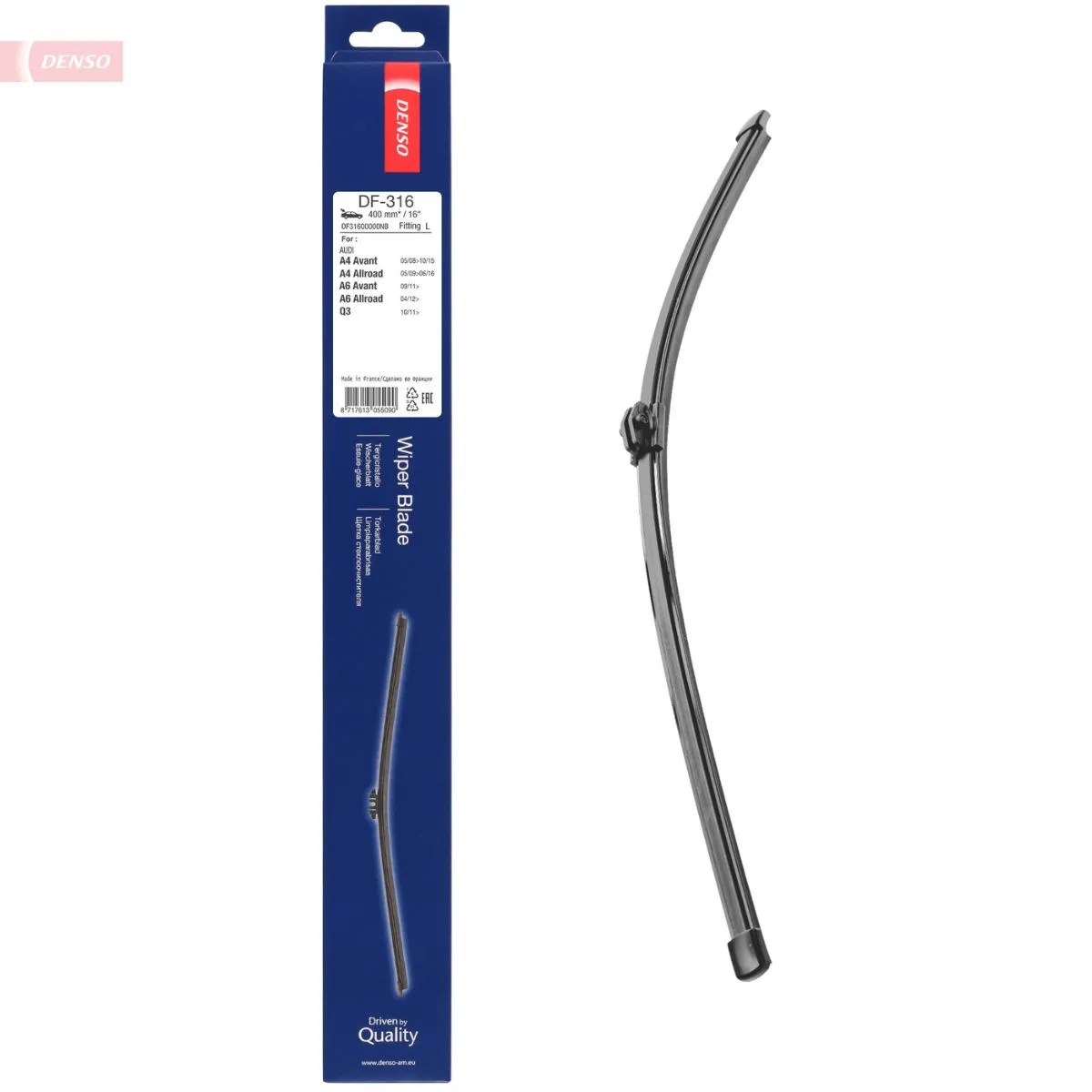 METLICE FLAT ZAD DF-316 ( 119519 ) 400MM  A4 A6 Q3 DENSO 
