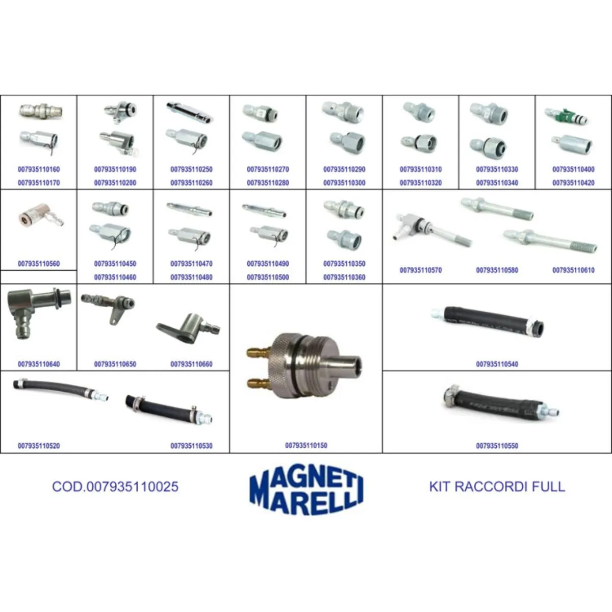 ATF EXTRA FULL SET PRIKLJUCAKA 007935110025 M MARELLI 