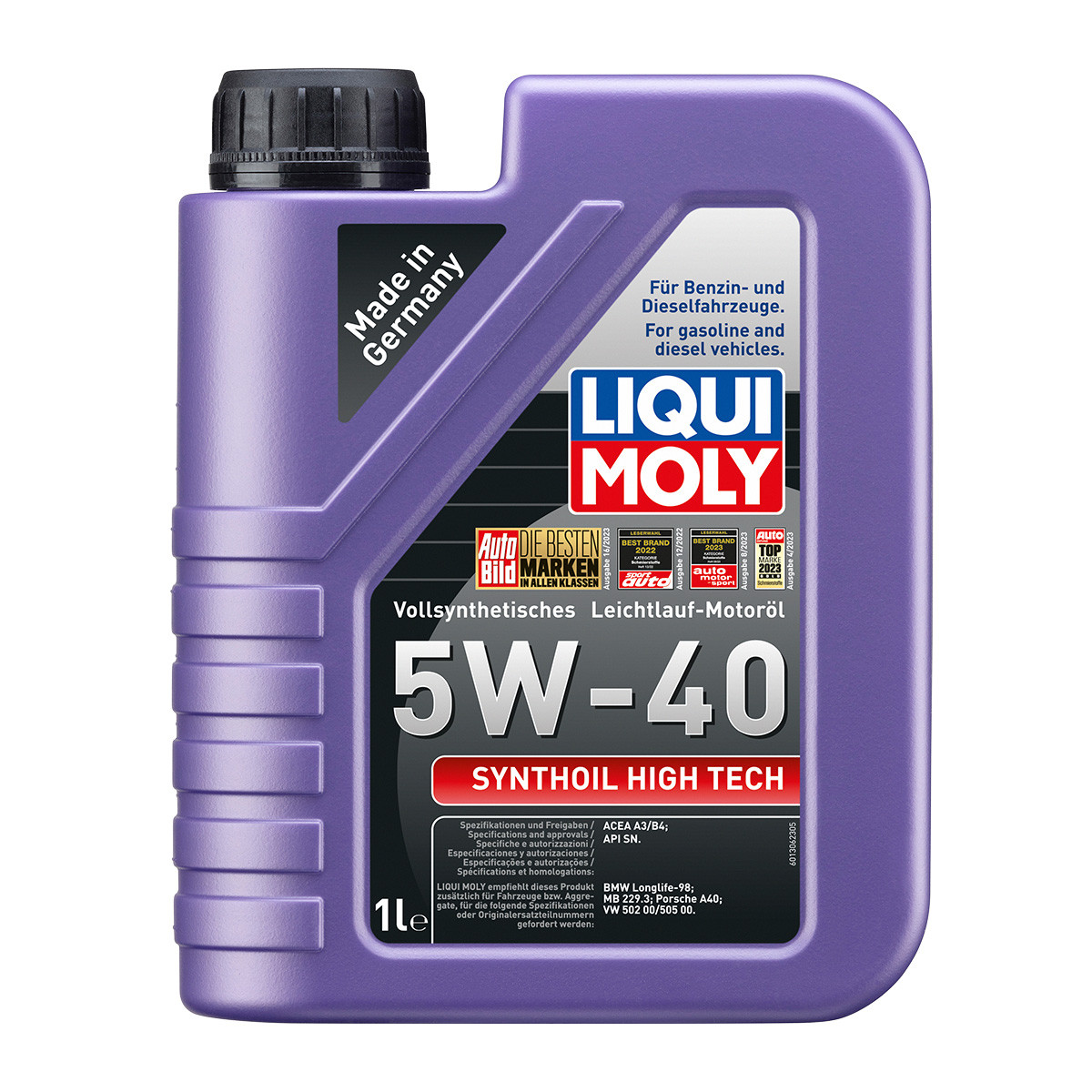 SYNTHOL HIGH TECH 1855 ( 1306 ) 5W40 1/1 L.MOLY 