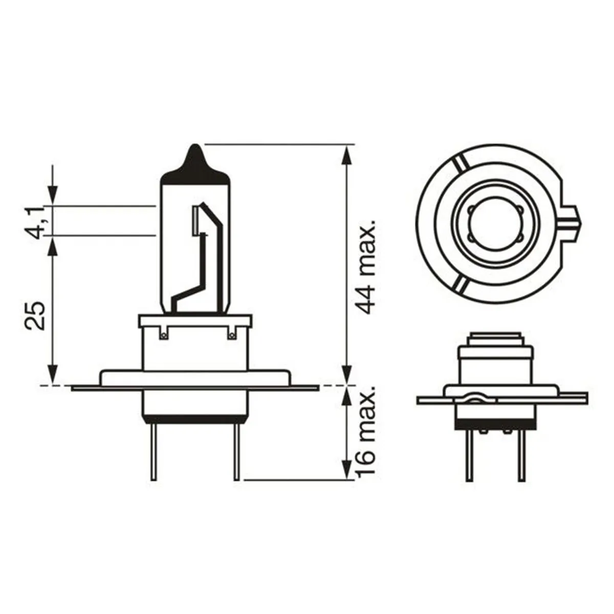 SIJ 12V 55W H7 1987302071 (  ) PURE LIGHT BOSCH 