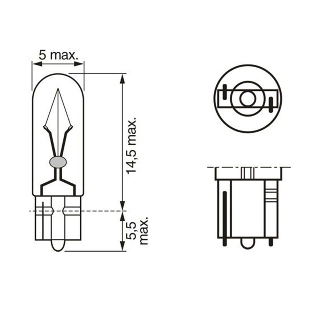 SIJ 12V 2W 1987302218 (  ) PURE LIGHT BOSCH 