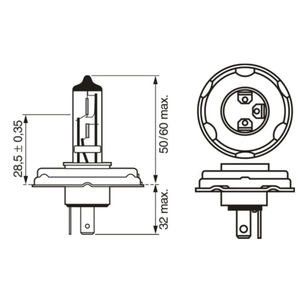 SIJ 12V R2H 1987302021 (  ) PURE LIGHT BOSCH 