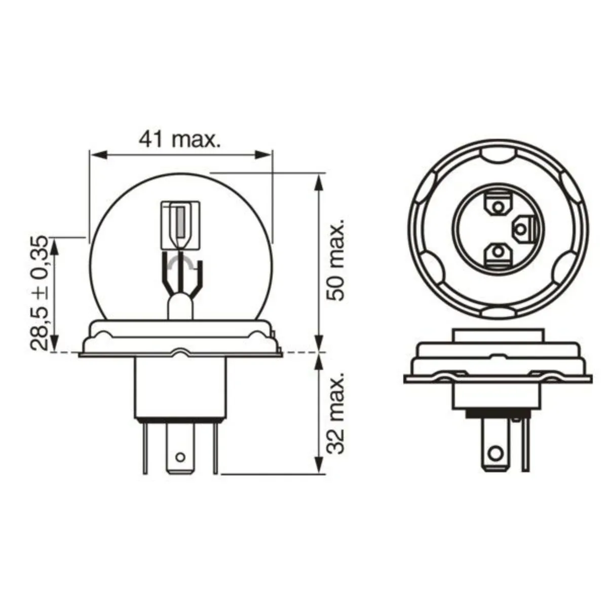 SIJ 12V 45/40W R2 1987302023 (  ) PURE LIGHT BOSCH 