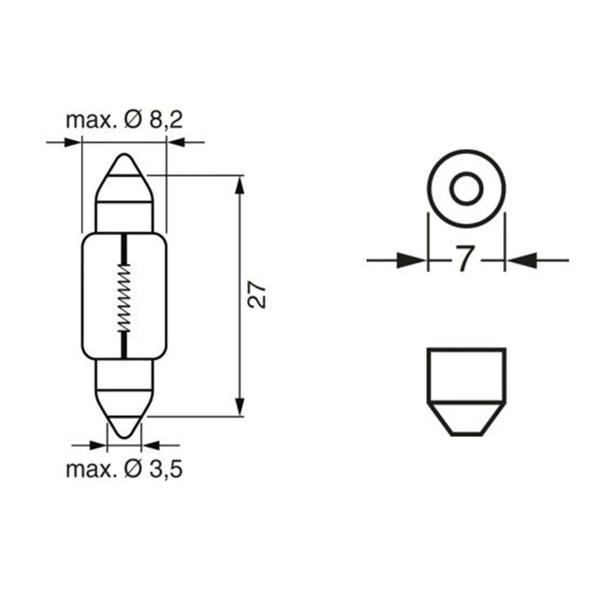 SIJ 12V 3W SULFID 1987302226 (  ) PURE LIGHT BOSCH 