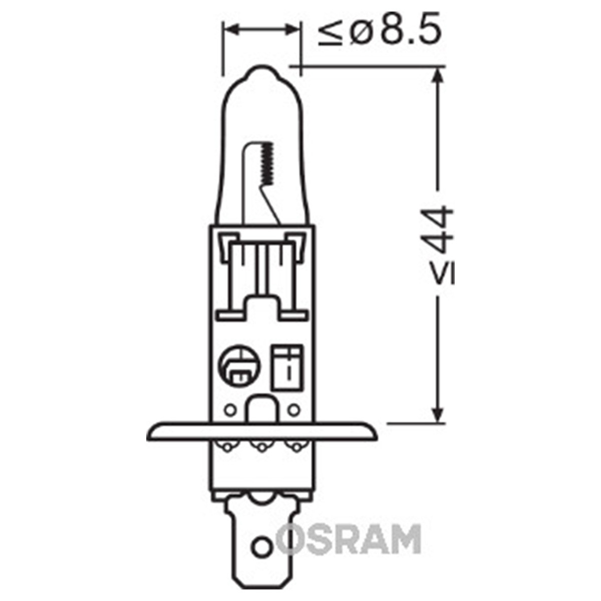 SIJAL PAR 12/ H1 64150NBS-HCB 55W P14,5S HCB2BOX OSRAM 