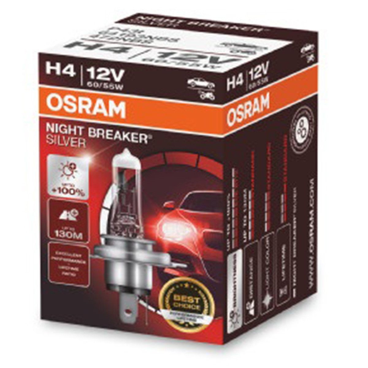 SIJAL 12/H4 64193NBS 60/55W  P43T FS1  OSRAM 