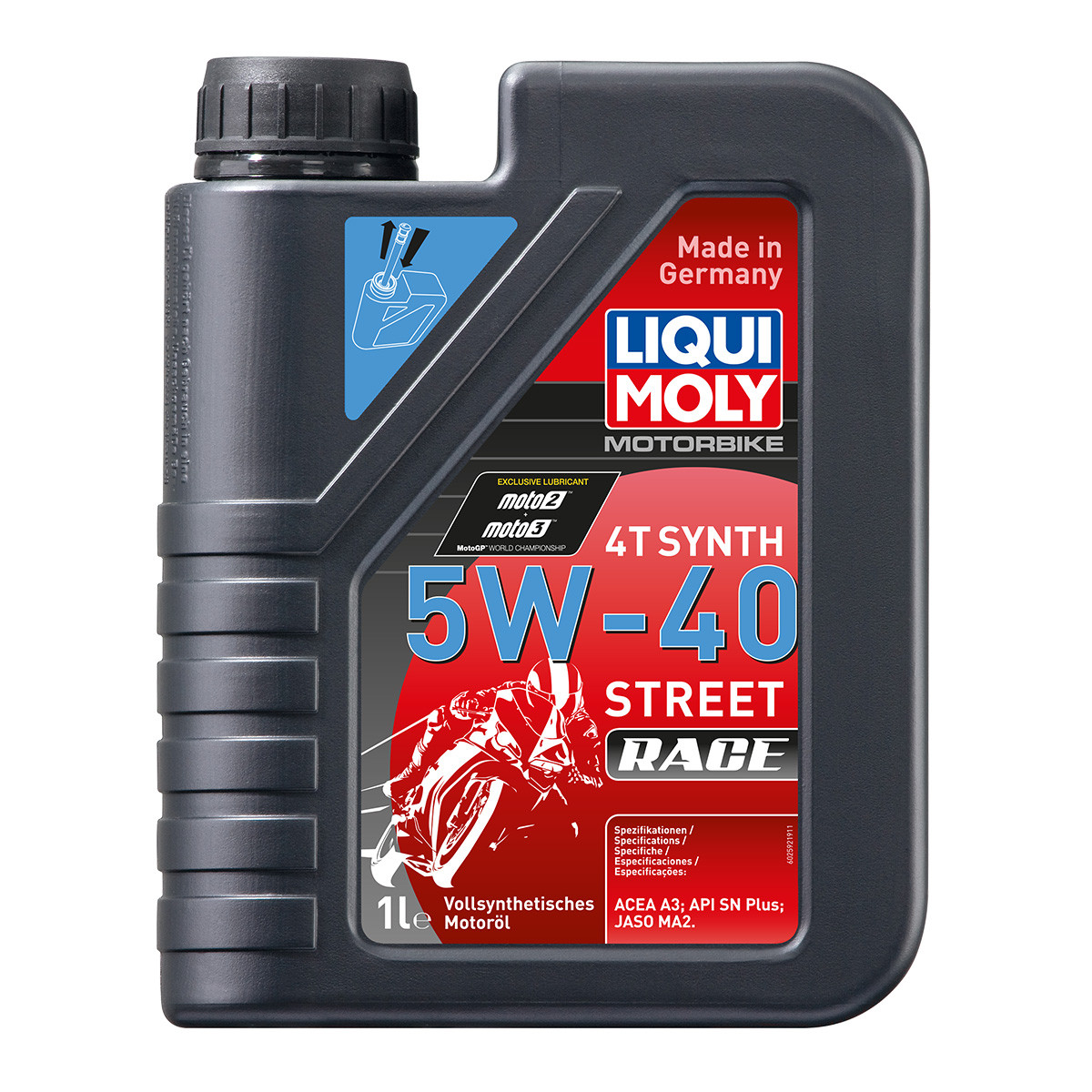 MOTORBIKE 4T  STREET RACE 5W40 1/1 L.MOLY 