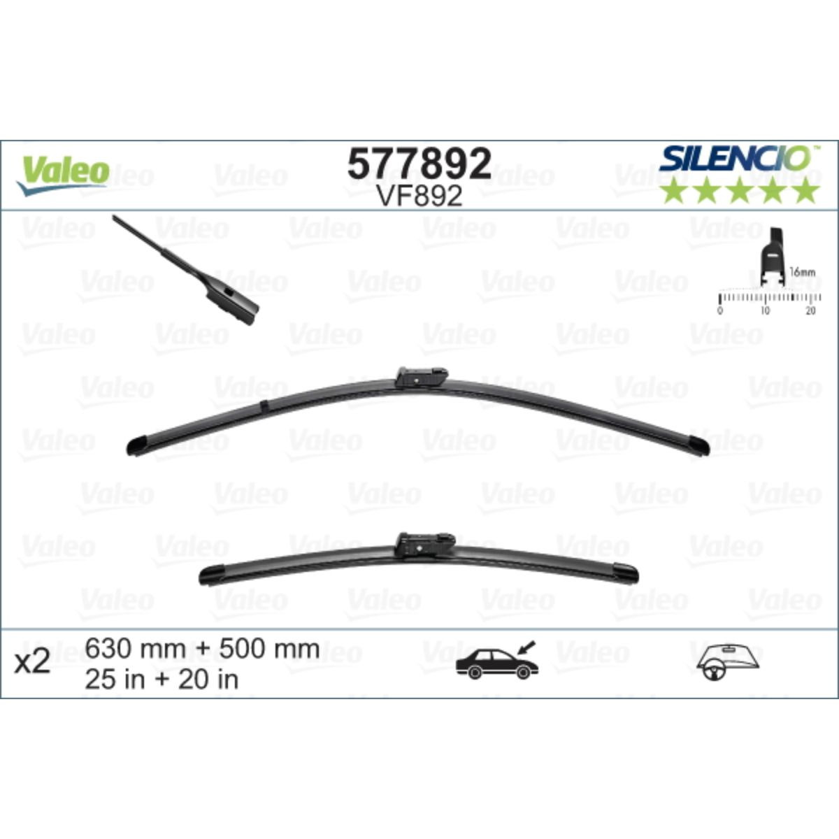 METL 577892 ( 119462 3397014164 ) Q8 A6 A7 17- VALEO 