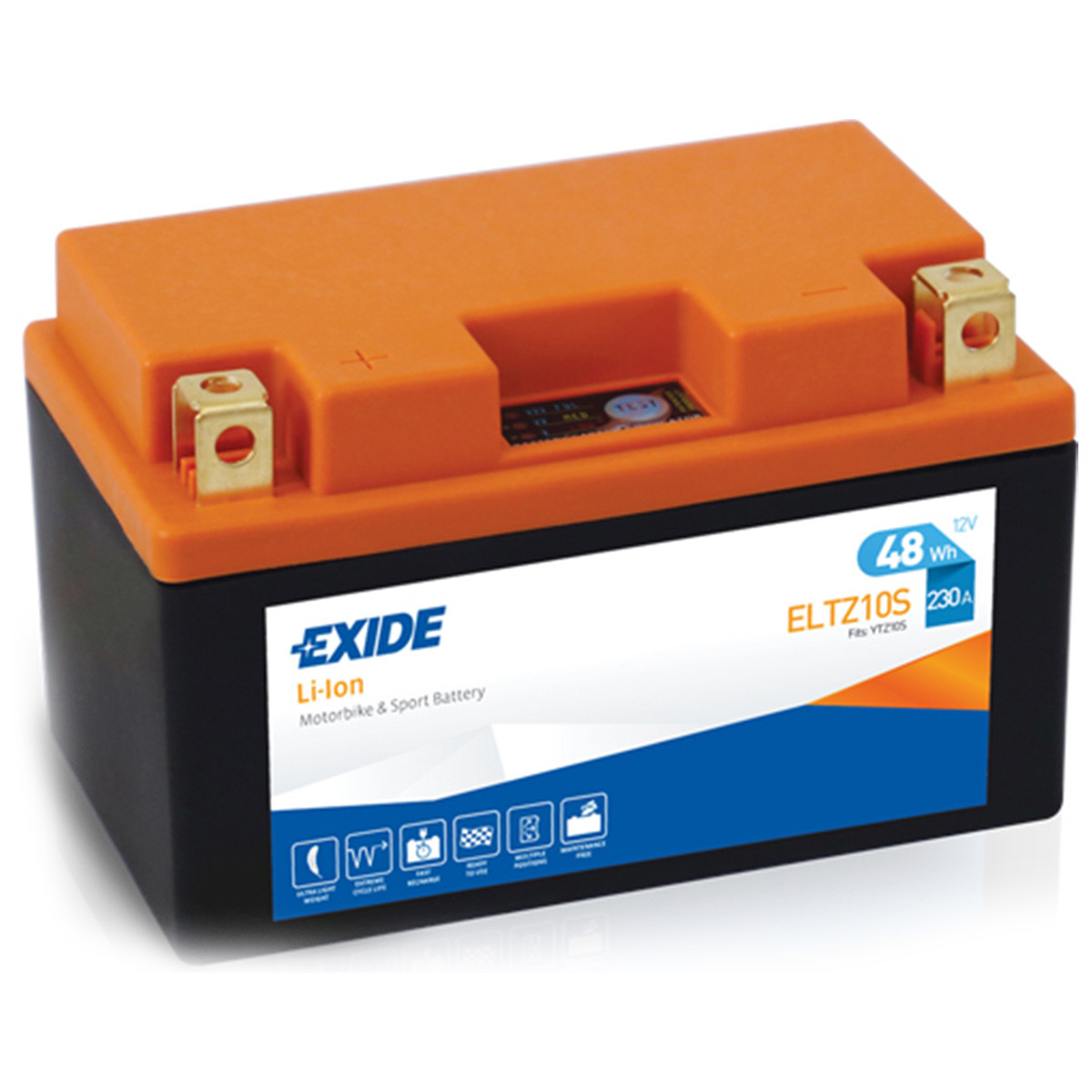 AKUM EXIDE MOTO 12V4AH L+ LI-ION ELTZ10S 