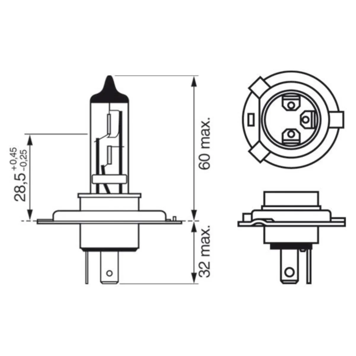 SIJAL 24/ H4 24V 1987302441 ( ) BOSCH 