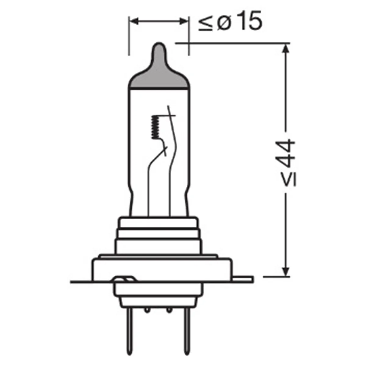 SIJAL 12/ H7 64210CBN 55W PX26D 5000K OSRAM 