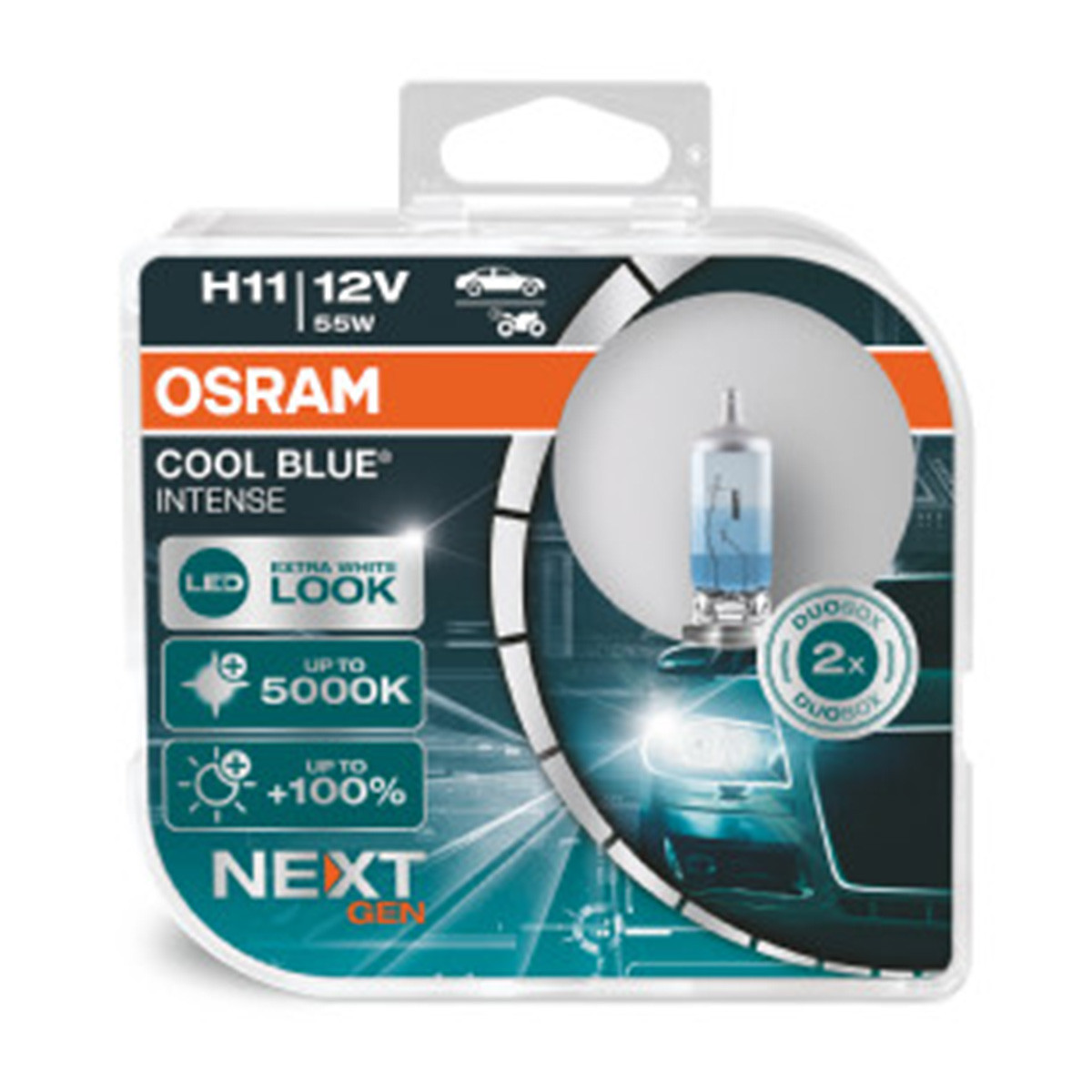 SIJAL PAR 12/ H11 64211CBN-HCB 55W PGJ19-2 2BOX OSRAM 