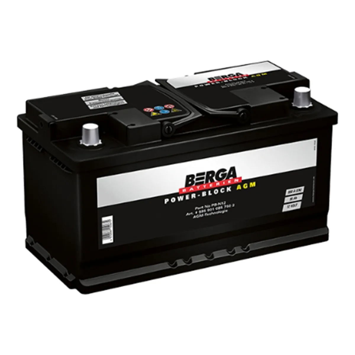 AKUMULATOR BERGA AGM START STOP 12V95AH D+ PB-N12 ( G14 EK950 ) 