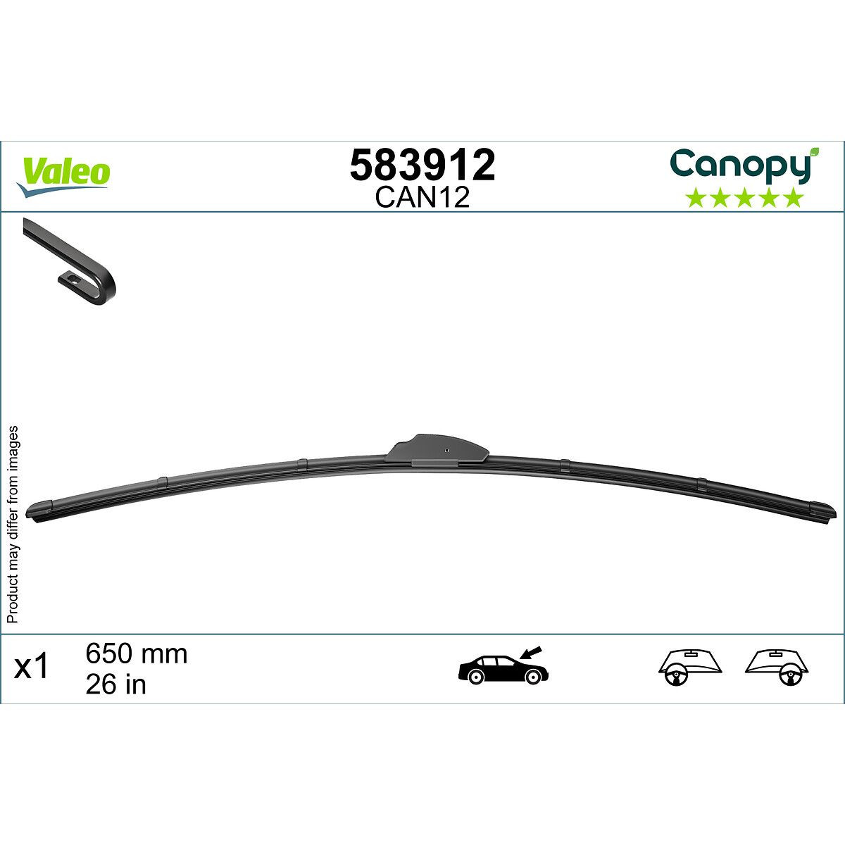 MET 583912 FLAT CAN12 CANOPY VALEO 