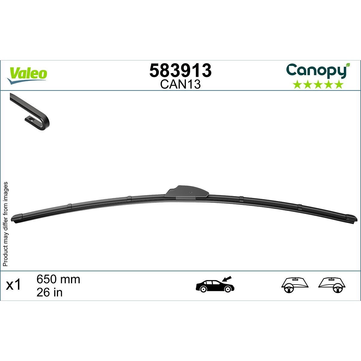 MET 583913 FLAT CAN13 CANOPY VALEO 