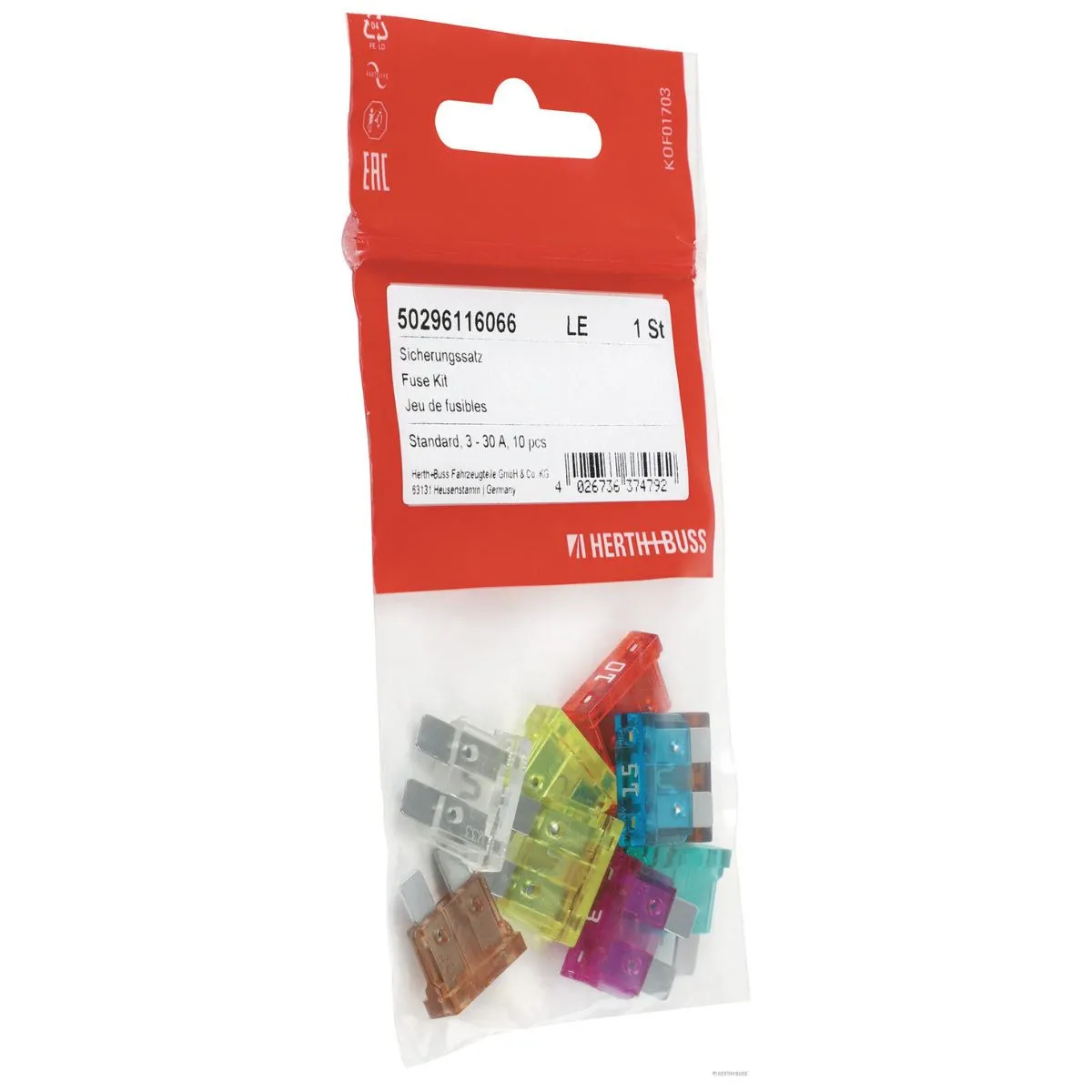 AUTO OSIG SET 50296116066 UBODNI 10KOM ( 70080 ) ELPARTS 