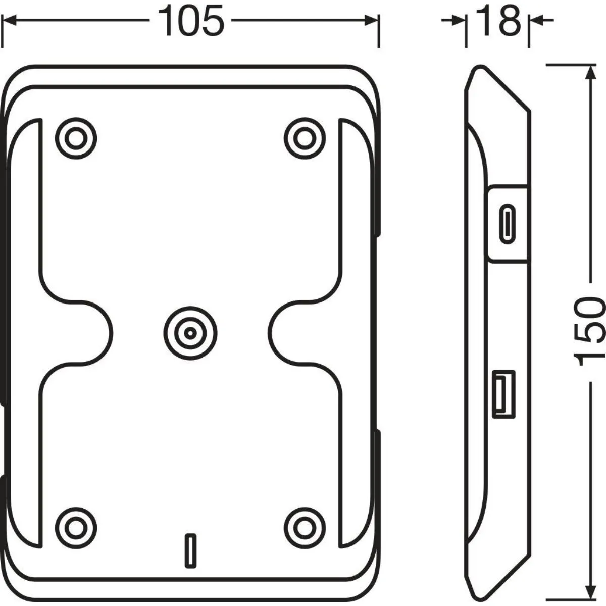 PUNJAC BAZA LAMPA LED SINGLE CHARGE PAD LEDIL423 OSRAM 