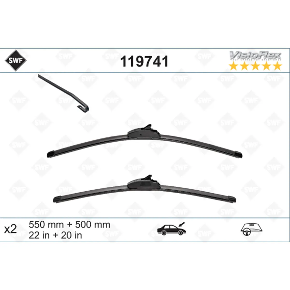 METL 119741 ( VM208 574253 ) SWF 550/500 156 97-06 