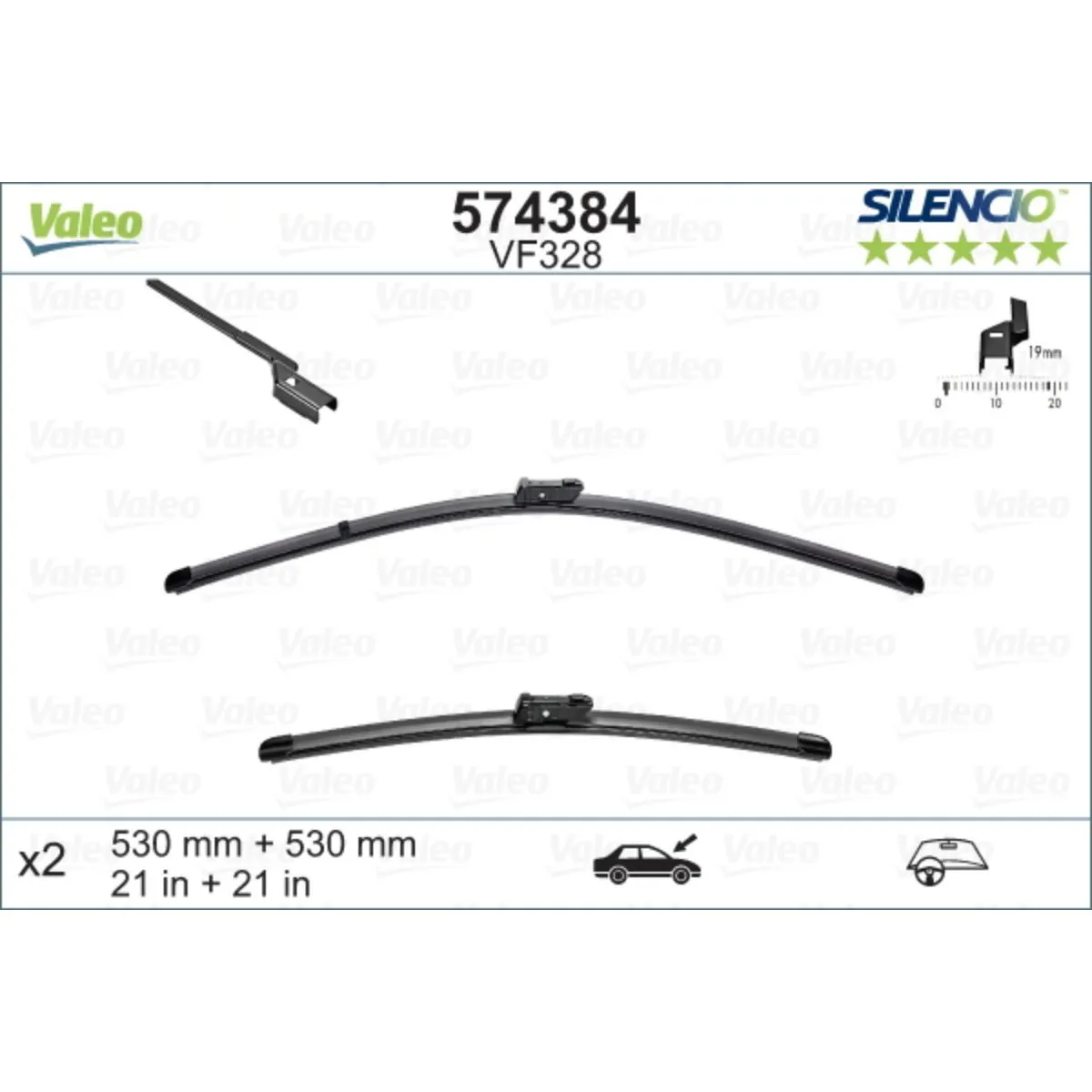 METL VM328 574384 ( 119303 ) VALEO 530/530 SKODA 