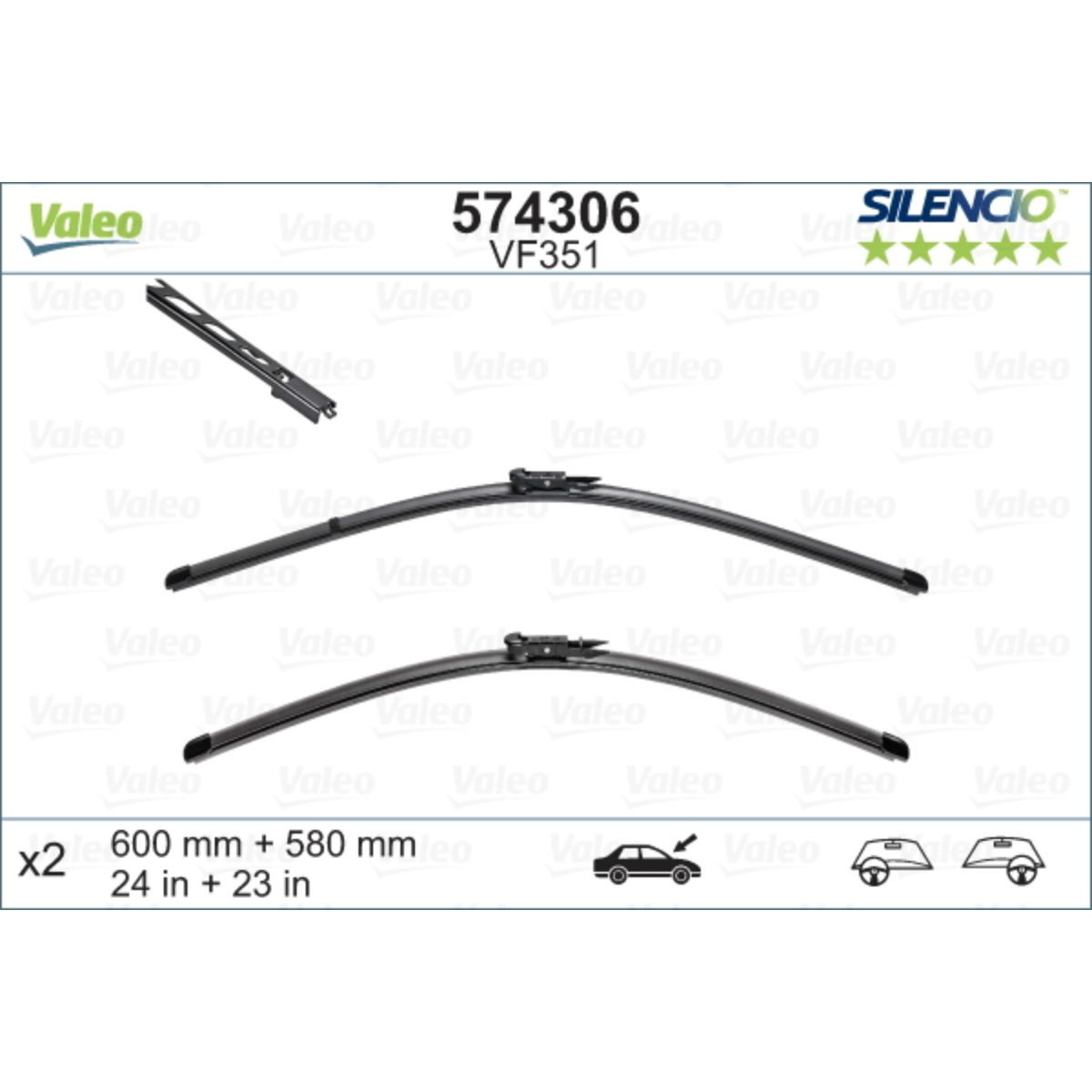 METL VM351 574306 ( 119357 ) VALEO 600/580 BMW 5 