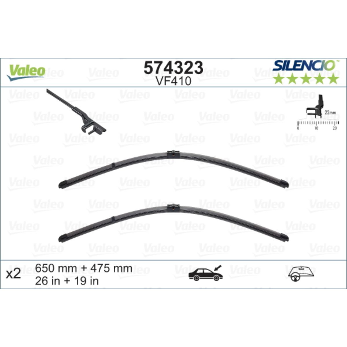 METL VM410 574323 ( 119393 ) VALEO 650/475 C5 